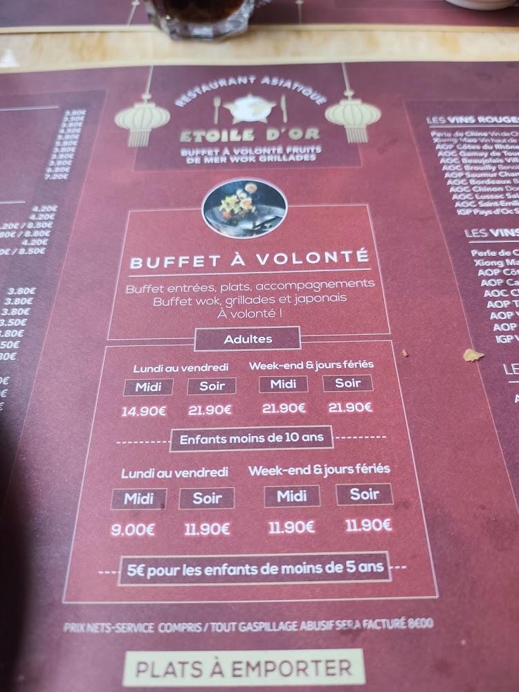 Étoile d'Or - Menu Image 2